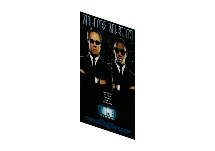 Impressions 3D - Poster Man in black - ACCA software Impressions 3D - Poster Man in black - ACCA software