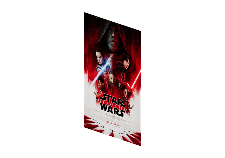 Impressões 3D - Poster Star Wars Os Últimos Jedi - ACCA... Impressões 3D - Poster Star Wars Os Últimos Jedi - ACCA...