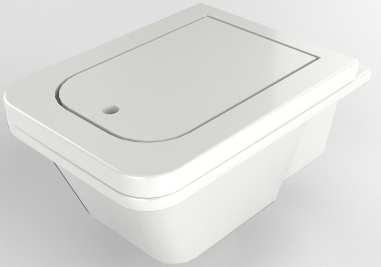 3D Vases - Wall hung wc - Flaminia - VL118 - Volo - ACCA...