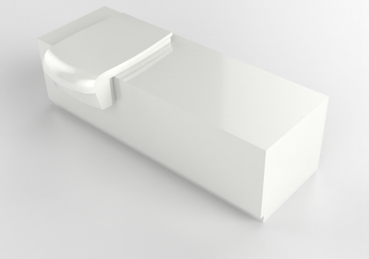 3D Vases - Concealed toilet - Flaminia - UNA135WB - Una -...