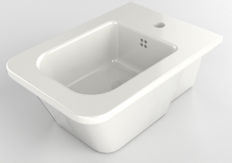 Bidet 3D - Bidet suspendu - Flaminia - VL218 - Volo - ACCA...