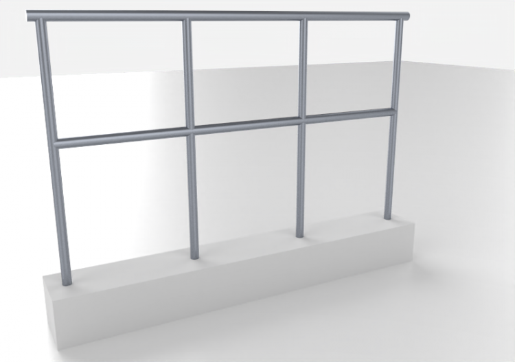 3D Railings - ringhiera lo verde - ACCA software