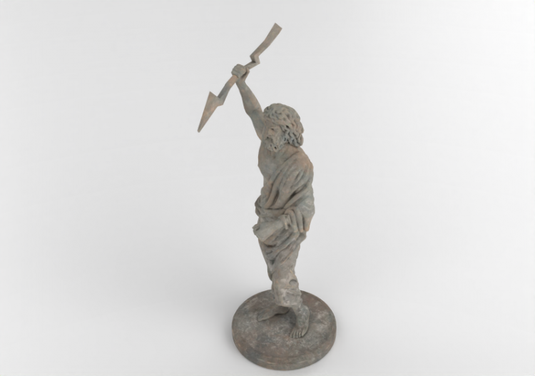 3D Sculptures - Statue of di Zeus - ACCA software