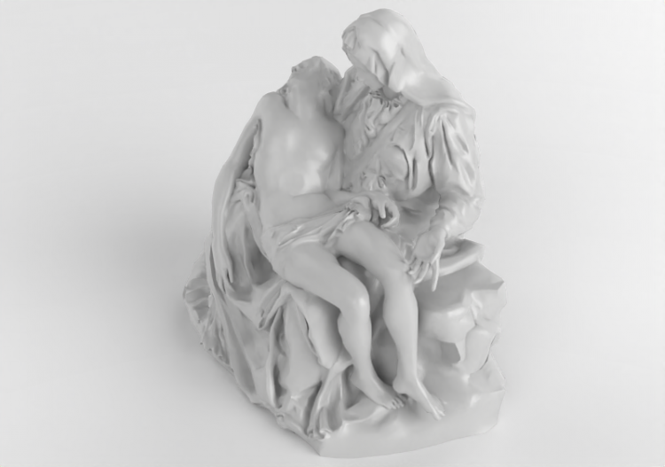 Esculturas 3D - Estátua “Piedade” - ACCA software