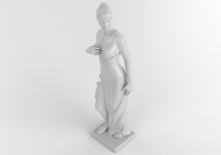 3D Sculptures - Statue of donna romana - ACCA software
