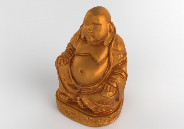 Esculturas 3D - Estátua Buddha - ACCA software