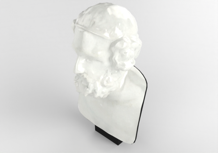 Esculturas 3D - Busto de Homero - ACCA software