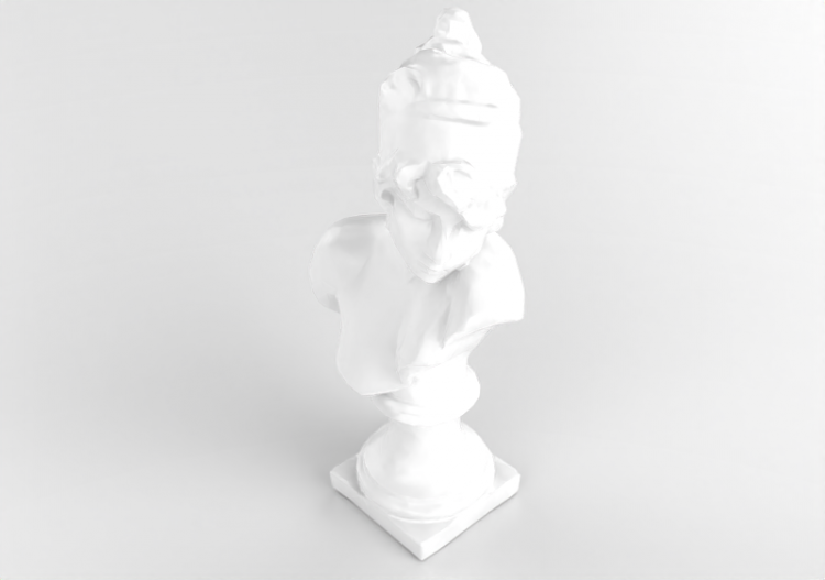 Sculptures 3D - Buste Sappho - ACCA software