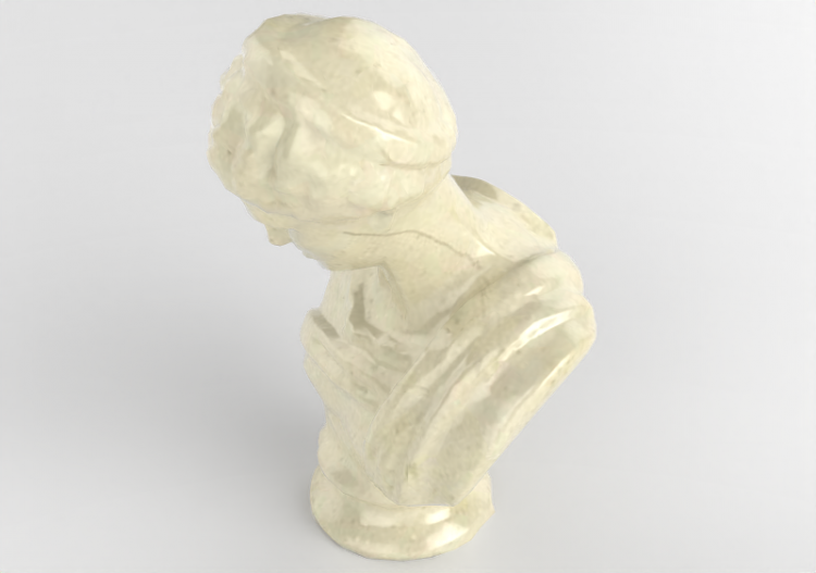 Esculturas 3D - Busto romano - ACCA software
