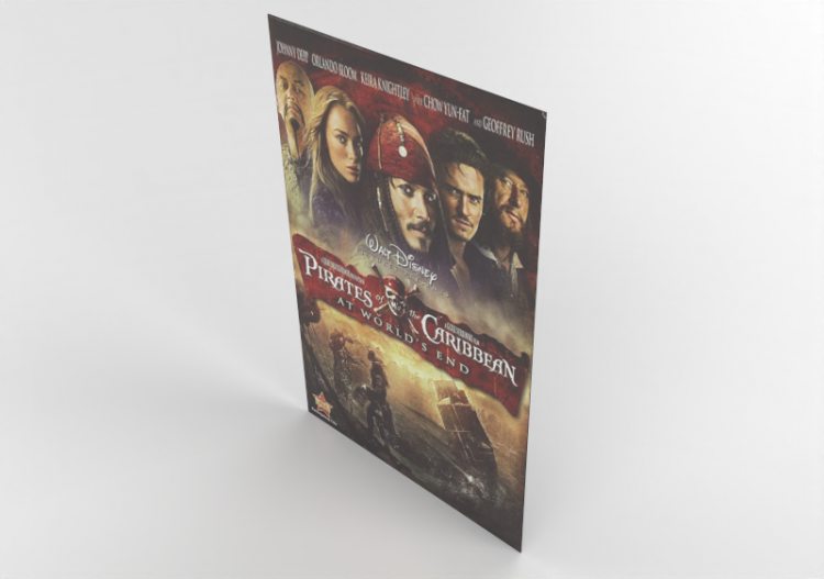 3D Prints - Poster Pirates of the Caribbean - ACCA software