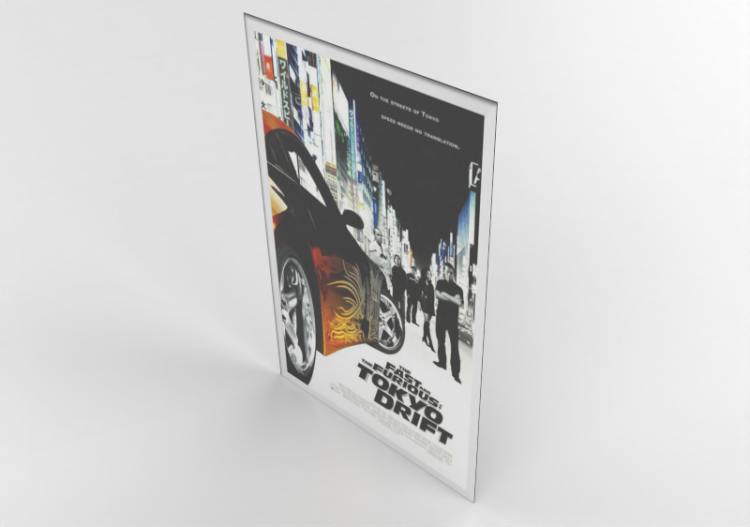 Impressões 3D - Cartaz Velozes e Furiosos Tokyo Drift -...