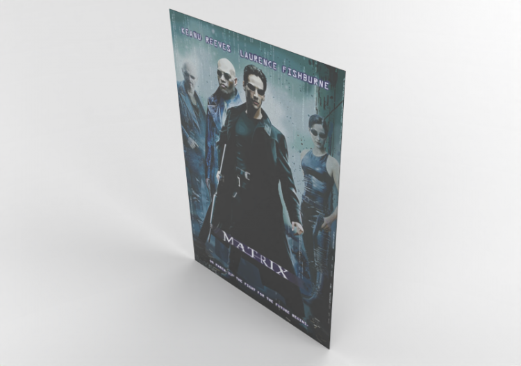 3D Poster - Poster The matrix - ACCA software