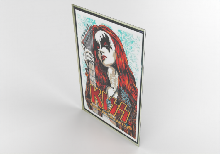 Impressões 3D - Cartaz Kiss - ACCA software