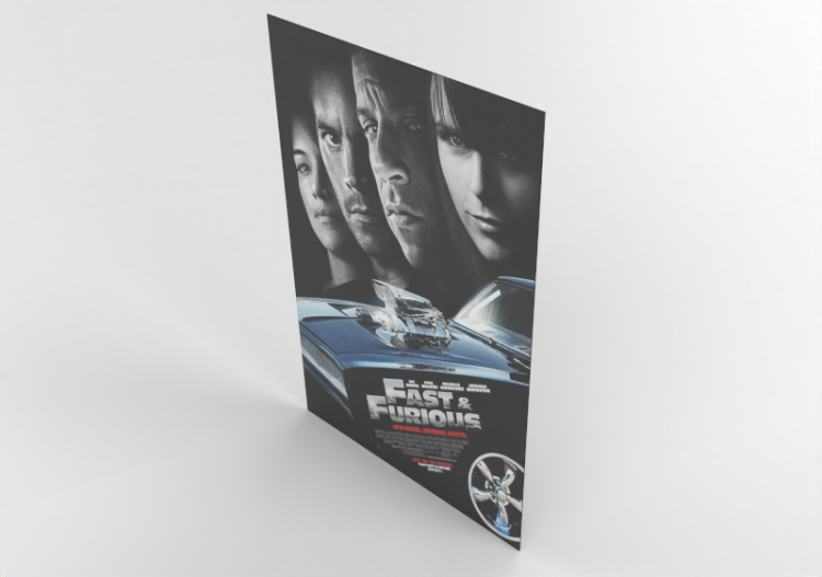 Impressões 3D - Cartaz Velozes e Furiosos 4 - ACCA software