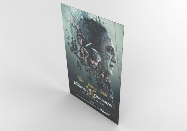 3D Prints - Poster Pirates of the Caribbean - ACCA software