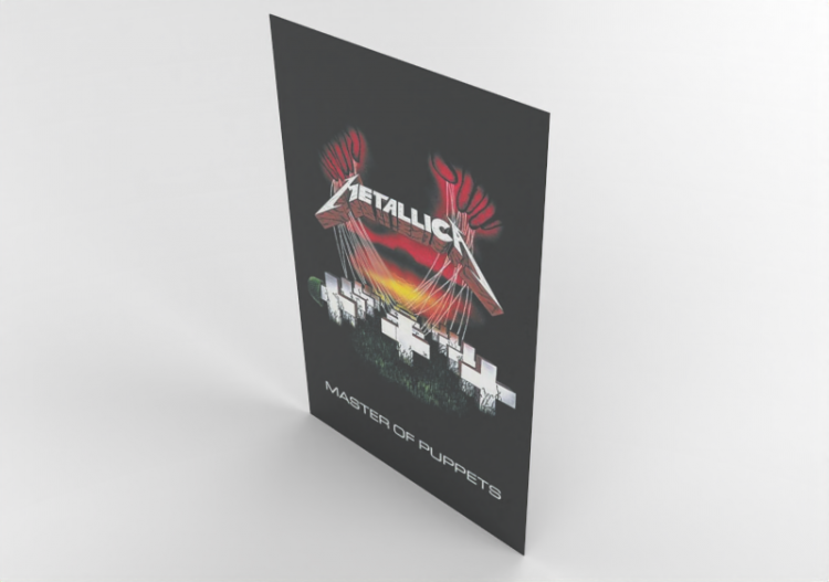 3D Prints - Poster Metallica - ACCA software