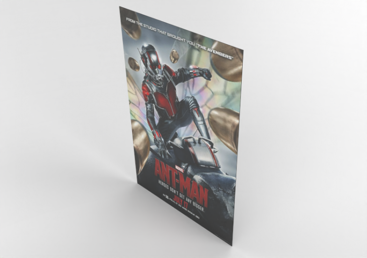 Impressões 3D - Cartaz Homem-Formiga - ACCA software
