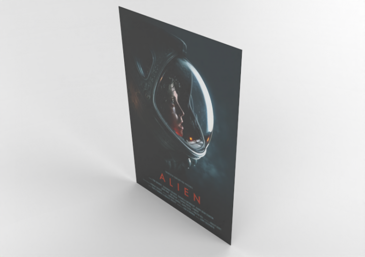 Impressões 3D - Cartaz Alien - ACCA software