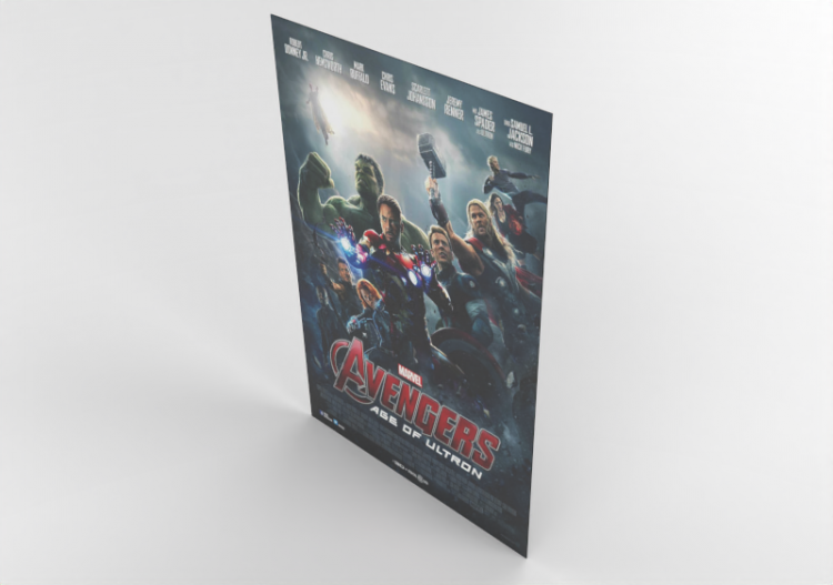 3D Prints - Poster Avengers Age of Ultron - ACCA software