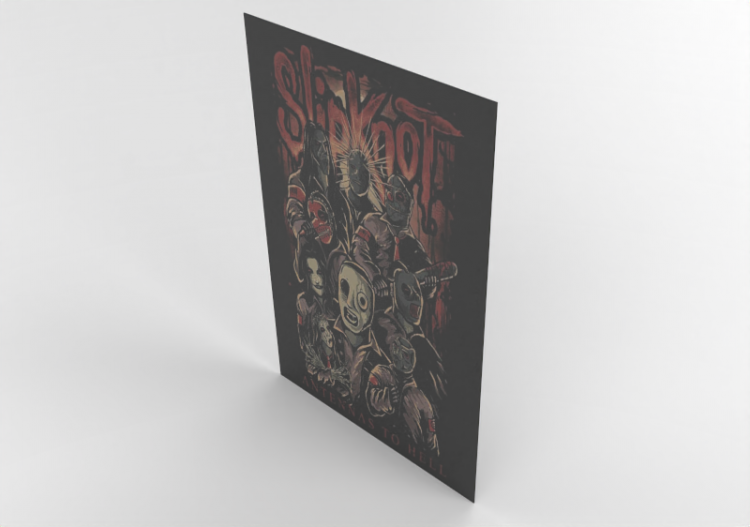 Impressions 3D - Poster Slipknot - ACCA software