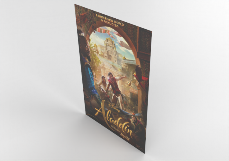 Impressões 3D - Cartaz Aladdin - ACCA software