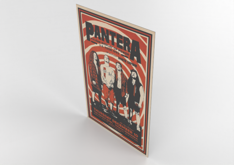 3D Prints - Poster Pantera - ACCA software