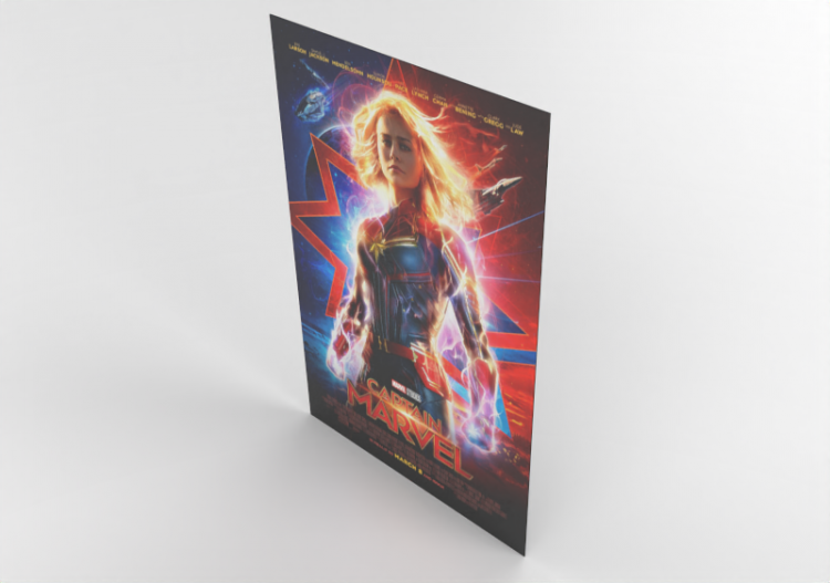 Stampe 3D - Poster Captain Marvel - ACCA software