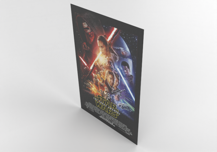 3D Prints - Poster Star Wars The Force Awaken - ACCA...