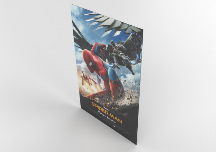 3D Prints - Poster Spiderman Homecoming - ACCA software