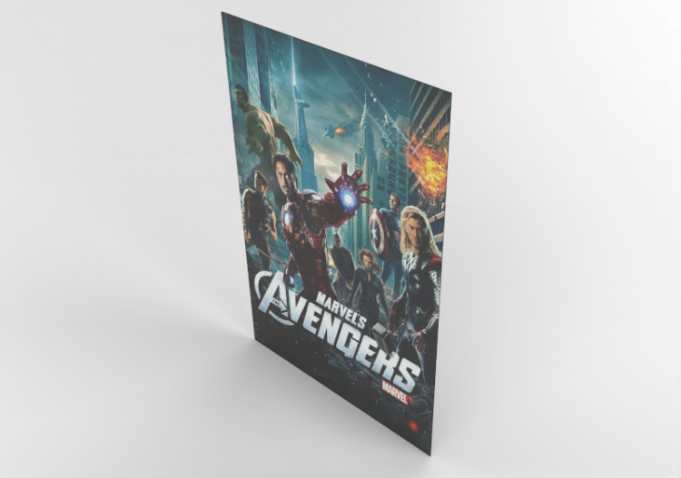 Impressões 3D - Cartaz Os Vingadores - ACCA software