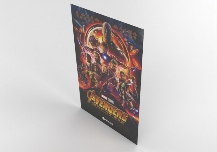 Impressões 3D - Cartaz Vingadores: Guerra Infinita - ACCA...