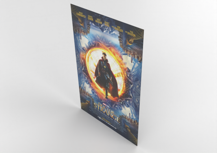 Impressões 3D - Cartaz Doutor Estranho - ACCA software