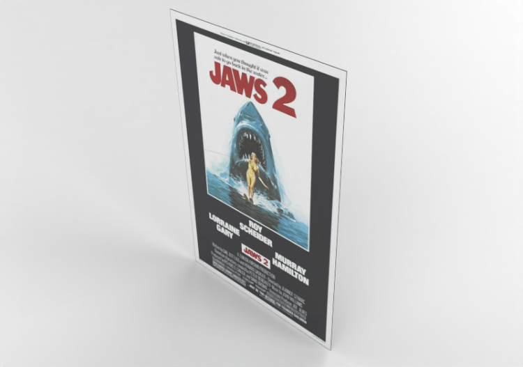 Stampe 3D - Poster Jaws 2 - ACCA software