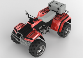 3D Motorräder und Fahrräder - Quad