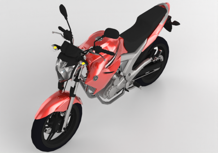 Motociclette e Biciclette 3D - Yamaha Fazer 250 - ACCA...