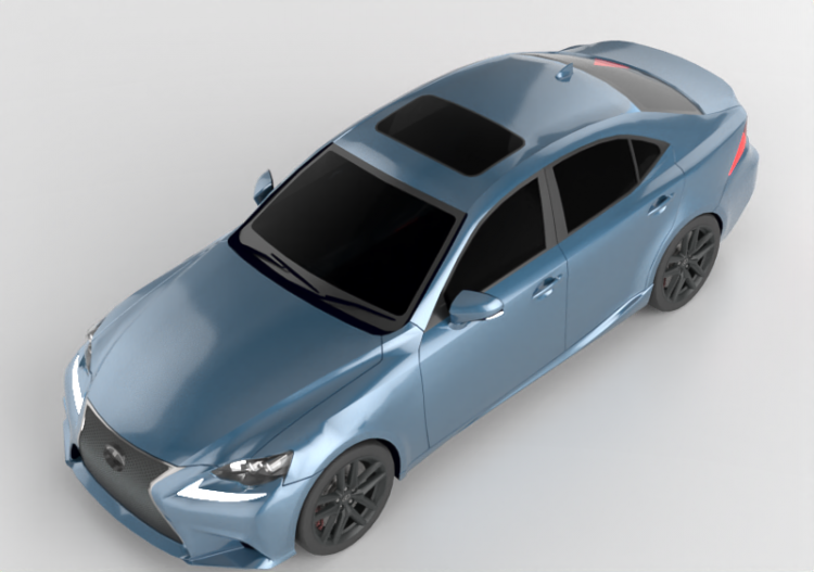 Automobiles 3D - 2014 Lexus IS350 F Sport - ACCA software