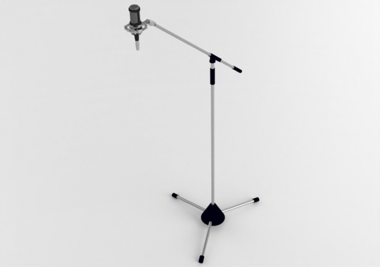 3D Musikinstrumente - Professionelles Mikrofon - ACCA...