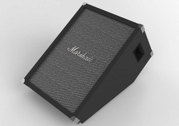 3D Musical Instruments - Marshall stage speaker - ACCA...