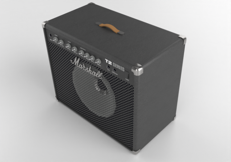 3D Musical Instruments - Marshall T2 Series - ACCA software