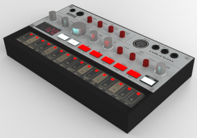 3D Musical Instruments - Korg Volca Bass