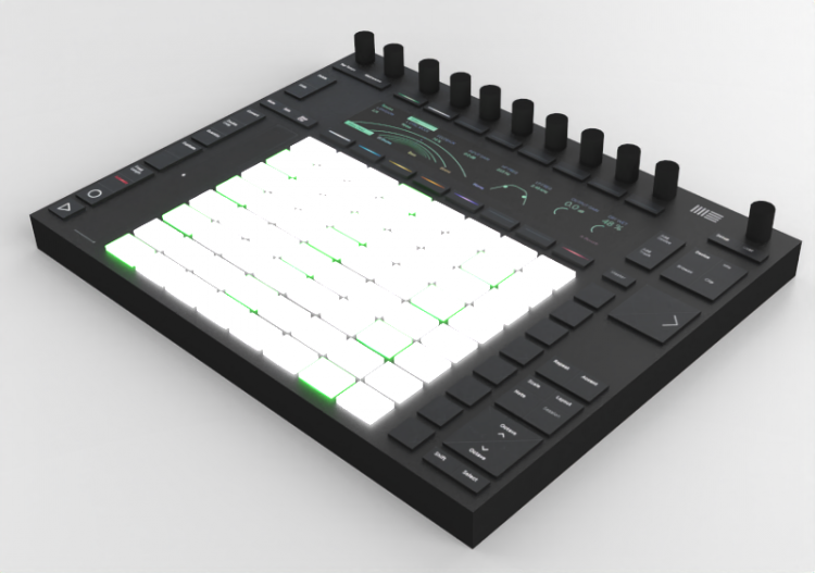 Instrumentos Musicales 3D - Ableton Push 2 - ACCA software