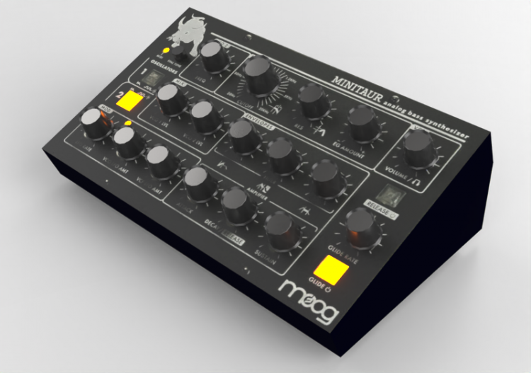 3D Musical Instruments - Moog Minitaur - ACCA software
