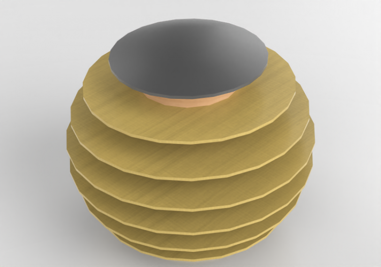Sillas 3D - Taburete de madera - Artzzi - Copan - ACCA...