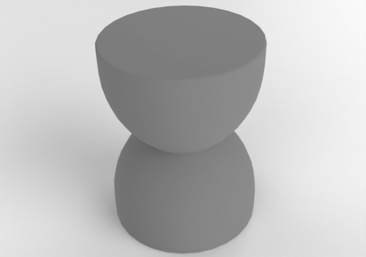 3D Chairs - Plastic stool - Artzzi - 018 - ACCA software