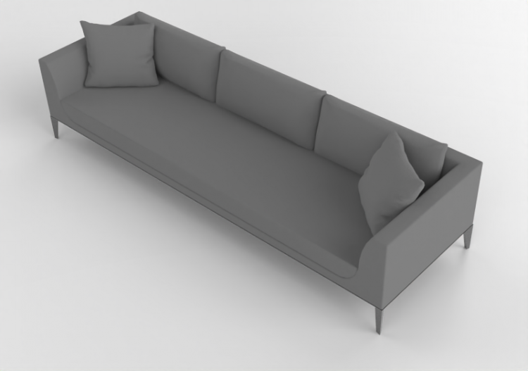 3D Sofa - Fabric sofa - Artzzi - Touch - ACCA software