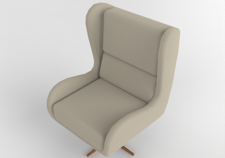3D Sofa - Fabric lined Armchair - Artzzi - Bell - ACCA...