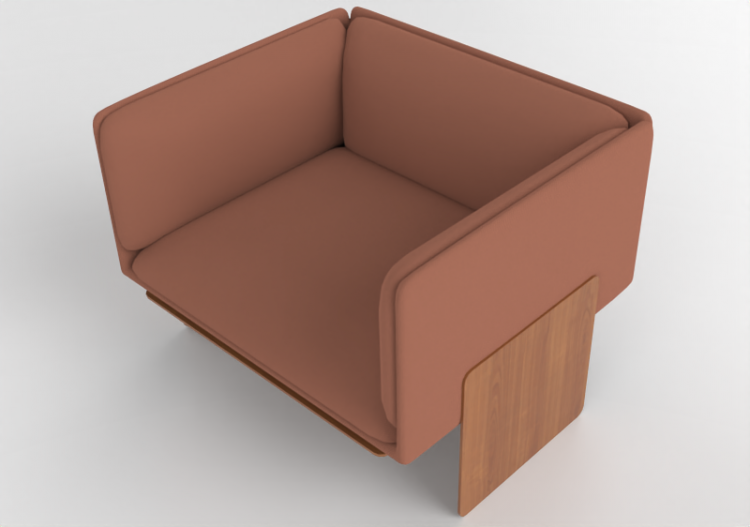 3D Sessel und Sofas - Stoffsessel - Artzzi - Amburana -...