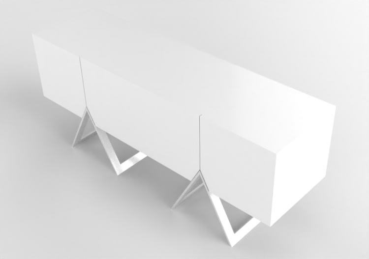 Muebles 3D - Mueble de madera - Artzzi - 2V - ACCA software