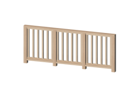 Barandillas 3D - Balaustra en madera [FV]