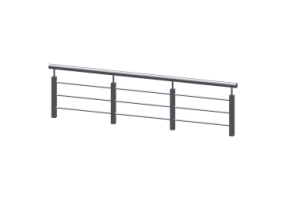 3D Railings - Square pipe [VM]